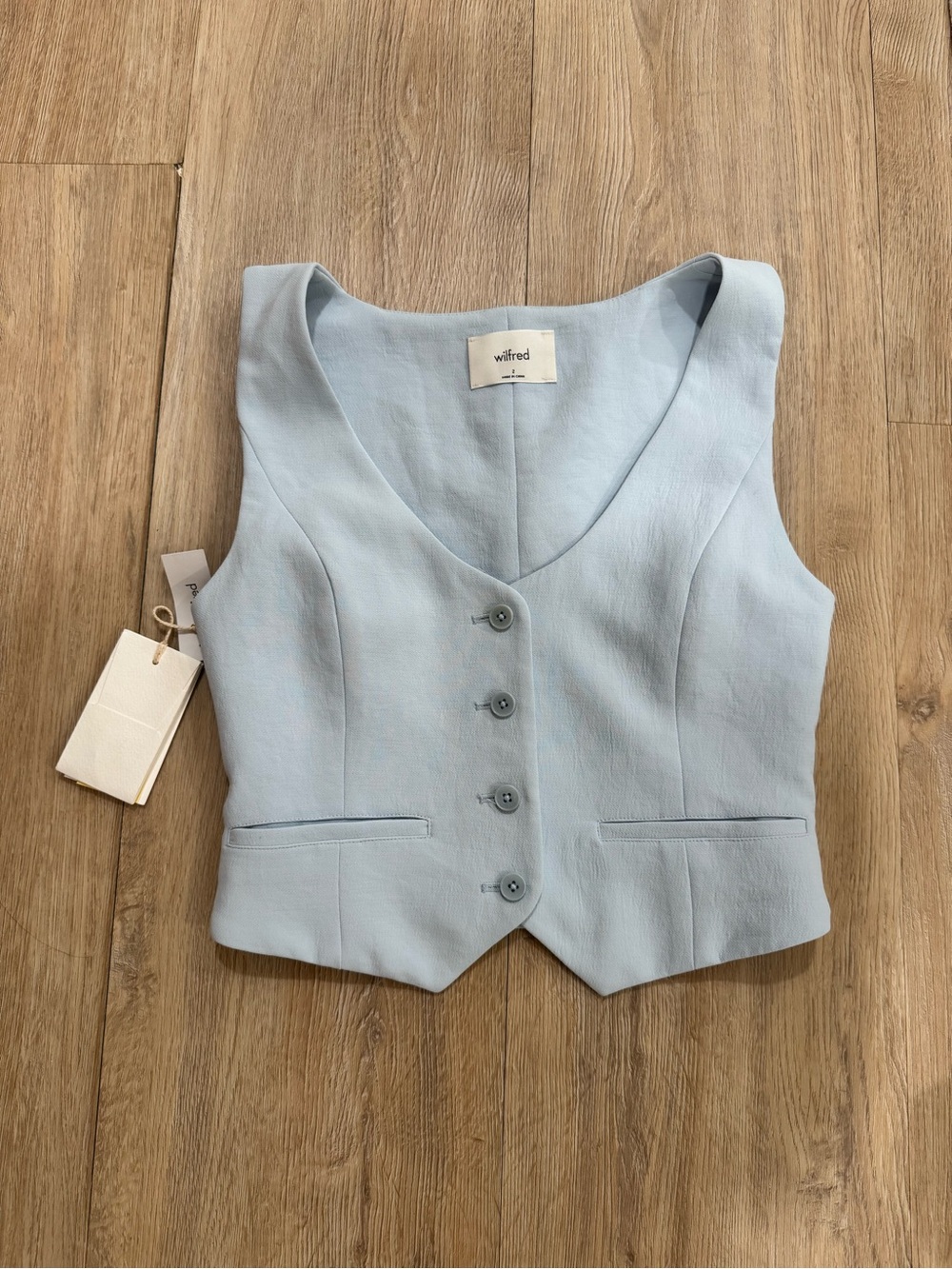 Wilfred desire heatwave blue vest